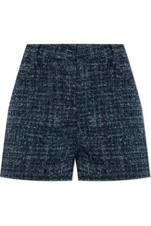 IRO Korte broeken, Dames, Blauw, XL, Tweed, Bonnia Shorts