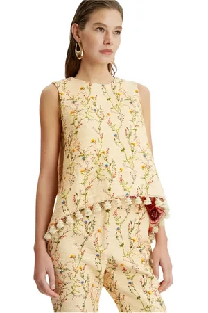 La DoubleJ Tops, Dames, , M, Katoen, La Scala Sleeveless Top