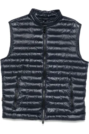 save the duck Jassen, Heren, Zwart, 2Xl, Nylon, Stijlvol Zwart Gebreid Ss 25
