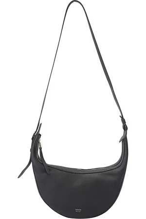 Khaite Tassen, Dames, Zwart, ONE Size, Leer, Augustina Small Schoudertas met Rits