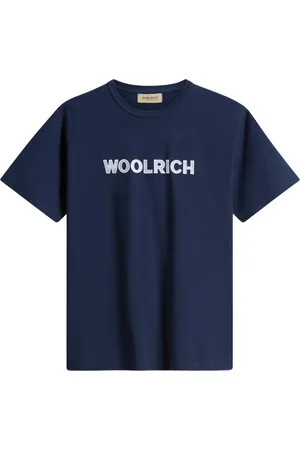Woolrich Tops, Heren, Blauw, S, Katoen, Cotton Jersey T-shirt