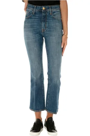 Jacob Cohen Jeans, Dames, Blauw, W26, Katoen, Cropped Jeans