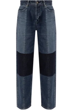 Jil Sander Jeans, Dames, Blauw, W27, Denim, Jeans met Stikdetails