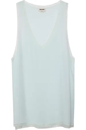 Zadig & Voltaire Tops, Dames, Blauw, S, Sleeveless Top