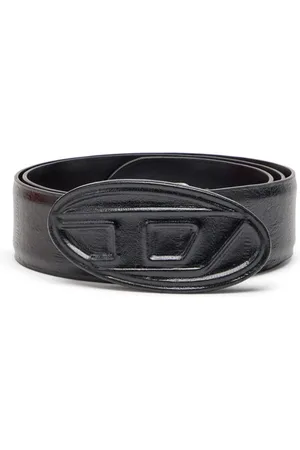 Diesel Accessoires, Heren, Zwart, 85 CM, Stijlvolle Zwarte Riem