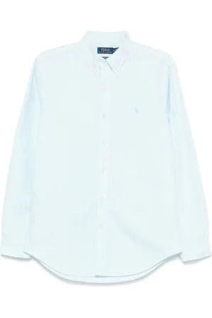 Ralph Lauren Overhemden, Heren, Blauw, S, Katoen, Clear Shirt