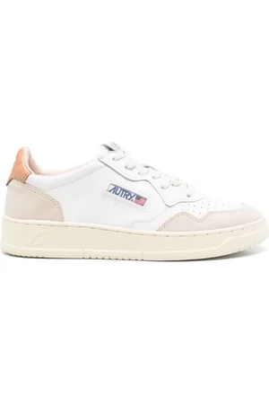 Autry Schoenen, Heren, Wit, 41 EU, Leer, Medalist Low Sneakers