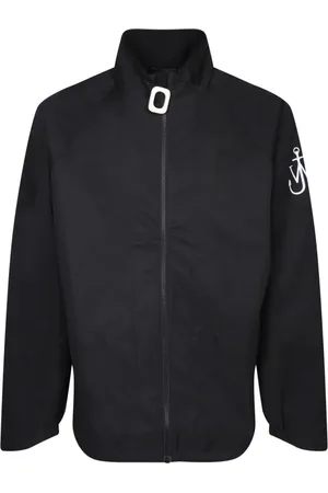 J.W.Anderson Jassen, Heren, Zwart, M, Nylon, Nylon Jas Regular Fit