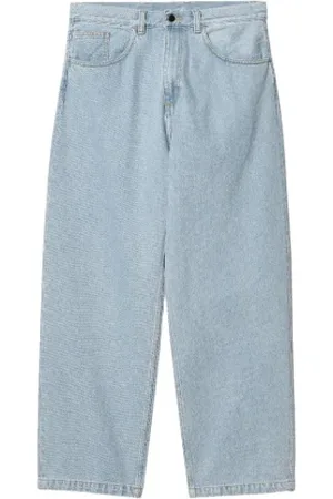 Carhartt Jeans, Heren, Blauw, L, Denim, Blauwe Smith Denim Pant Straight Fit