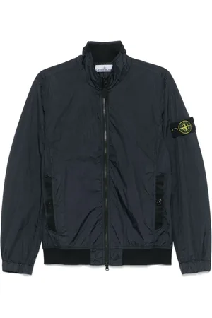 Stone Island Jassen, Heren, Blauw, S, Nylon, Bomberjack