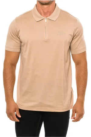 Karl Lagerfeld Tops, Heren, , S, Katoen, Polo Shirt met Korte Mouwen