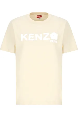 Kenzo Tops, Dames, , S, Katoen, Bloem T-shirt