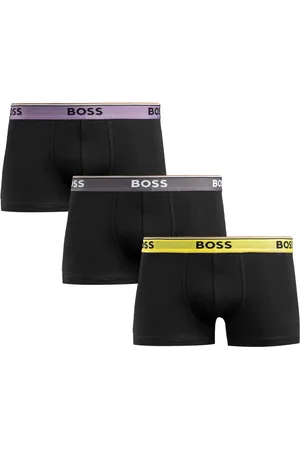 HUGO BOSS Ondergoed, Heren, Zwart, S, Katoen, Boxershorts 3-Pack