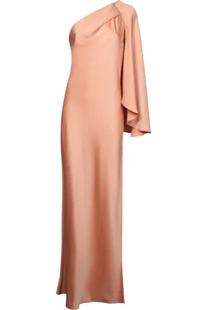 GENNY Kleedjes, Dames, , XS, Satijn, Satijnen One-Shoulder Jurk