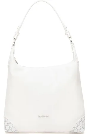 Nero Giardini Tassen, Dames, Wit, ONE Size, Witte Technische Materiaal Hobo Tas