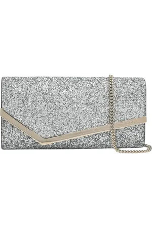 Jimmy Choo Tassen, Dames, Grijs, ONE Size, Pochette Rigida Crossbodytas