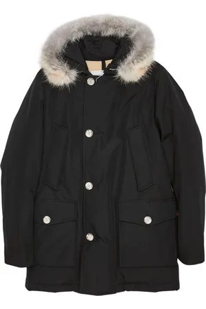 Woolrich Jassen, Dames, Zwart, L, Ramar Fabric Parka