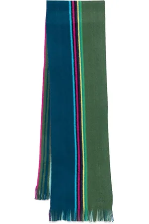 Paul Smith Accessoires, Heren, Veelkleurig, ONE Size, Wol, Omkeerbare Sjaal