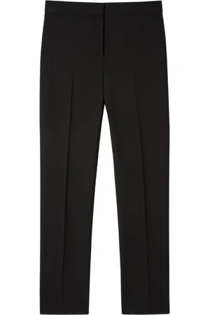 Paul Smith Broeken, Dames, Zwart, M, Wol, Slim-fit wollen kostuumbroek