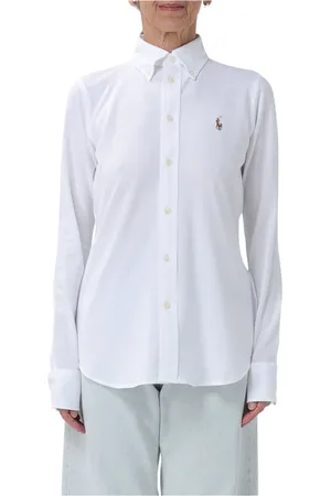 Ralph Lauren Blouses & Shirts, Dames, Wit, L, Skinny Shirt