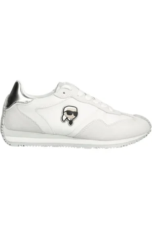 Karl Lagerfeld Schoenen, Dames, Wit, 40 EU, Leer, Velocette Sneakers