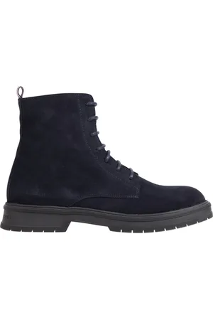 Tommy Hilfiger Schoenen, Heren, Blauw, 45 EU, Suède, Desert Sky Core Boot