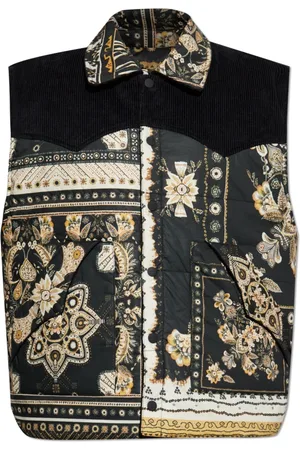 Isabel Marant Jassen, Heren, Zwart, M, Katoen, Reversible Vest `Glen`