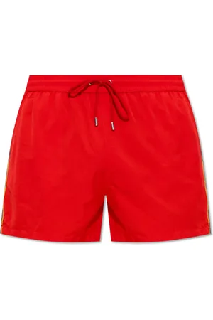 Paul Smith Badkleding, Heren, Rood, M, Zwemshorts met zijstreep
