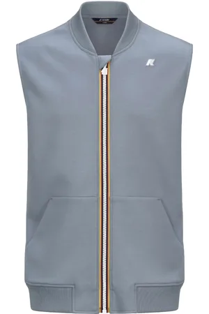 K-Way Jassen, Heren, Grijs, L, Polyester, Lichtgewicht Scuba Vest