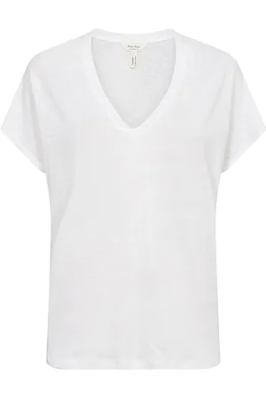 Part Two Tops, Dames, Wit, M, Katoen, Witte V-hals T-shirt