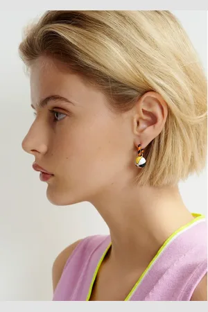 Michael Kors Accessoires, Dames, Veelkleurig, ONE Size, Eend en Bal Dangle Oorbellen