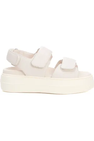 Hogan Schoenen, Dames, Wit, 39 EU, Wol, Witte Sandaal Model Ss 25