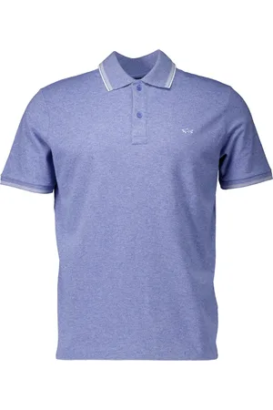 Paul & Shark Tops, Heren, Blauw, L, Katoen, Blauw Polo Shirt