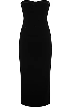 Sportmax Kleedjes, Dames, Zwart, S, Elegante Jurk voor Vrouwen
