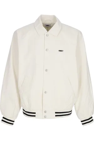 Obey Jassen, Heren, , S, Katoen, Icon Face Varsity Jack Ongebleekt