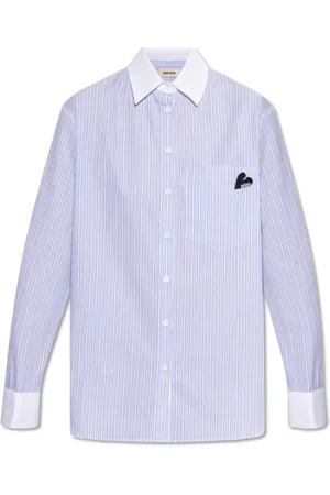 Zadig & Voltaire Blouses & Shirts, Dames, Blauw, L, Katoen, Morning Shirt