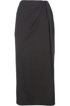 Max Mara Rokken, Dames, Zwart, S, Maxi Rok