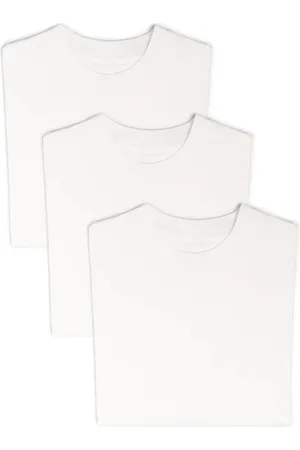 Jil Sander Tops, Dames, Wit, S, Logo 3-Pack Wit T-Shirt