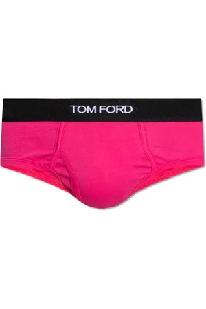 Tom Ford Ondergoed, Heren, Roze, S, Katoen, Logo Tailleband Slips