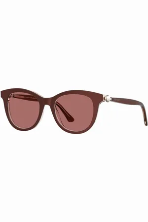 Jimmy Choo Accessoires, Dames, Rood, ONE Size, Annabeth Zonnebril