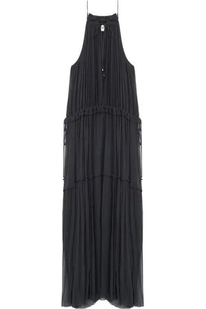 Isabel Marant Kleedjes, Dames, Zwart, S, Alita Jurk met Trappen