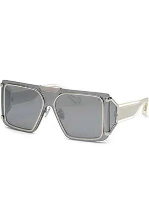 Philipp Plein Accessoires, unisex, Grijs, ONE Size, Zonnebril