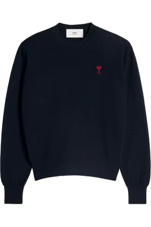 Ami Truien, Heren, Blauw, XL, Blauwe Sweaters voor een stijlvolle look
