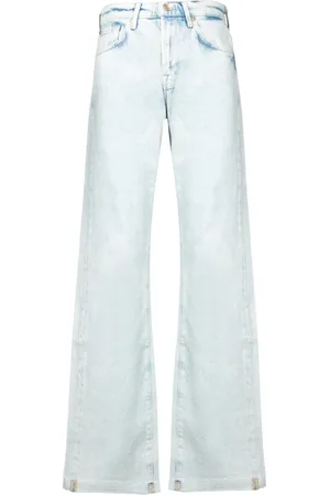 7 for all Mankind Jeans, Dames, Blauw, W28, Katoen, Blauwe Jeans voor Vrouwen Stijlvol en Comfortabel
