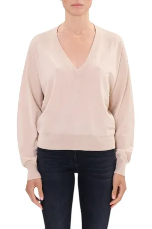IRO Truien, Dames, Roze, S, Katoen, Slit Sweater