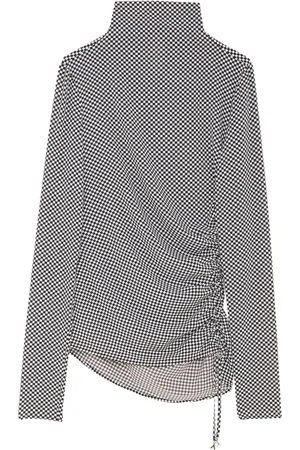 Patrizia Pepe Tops, Dames, Zwart, S, Polyester, Top met lange mouwen