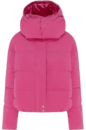 Patrizia Pepe Jassen, Dames, Paars, S, Fuchsia Puffer Bomberjack
