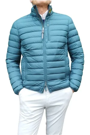 Parajumpers Jassen, Heren, Blauw, XL, Polyester, Short Ugo Down Jacket