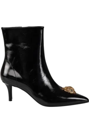 Kurt Geiger Schoenen, Dames, Zwart, 36 EU, Leer, Hoge Hakken Laarzen