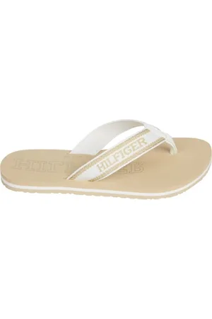Tommy Hilfiger Schoenen, Dames, , 38 EU, Polyester, Harvest Wheat Beach Sandaal